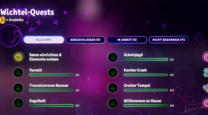 GAMEtainemnt Dreams Review Wichtelquests